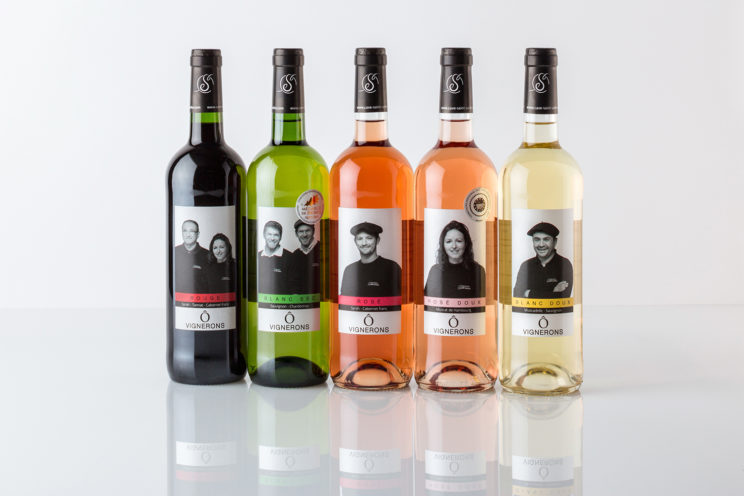 Photographie packshot groupe bouteille